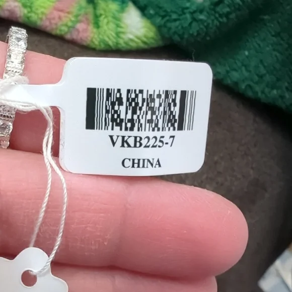 Vanna k By bella luce Band Sparkling Silver Ring - Picture 3 of 5